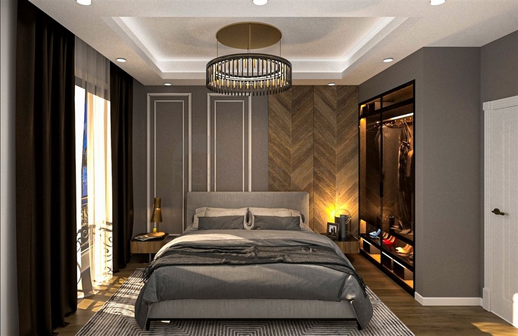 Boutique-Komplex, 1 km vom Strand entfernt, im Stadtteil Demirtas 