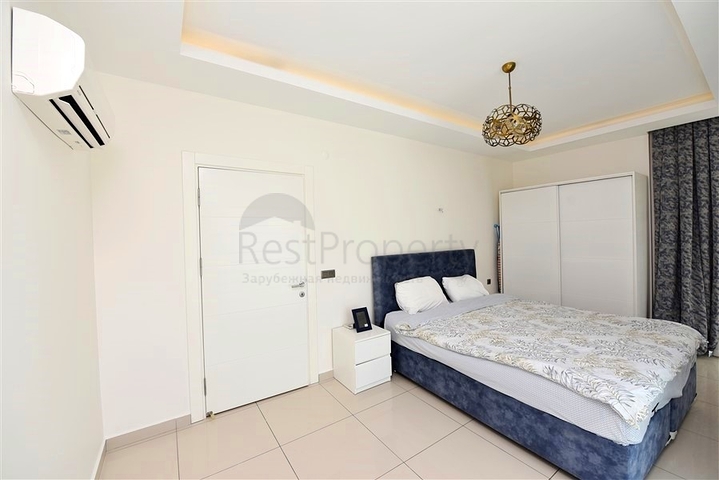 2+1 Apartment mit Meerblick in Kestel