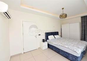 2+1 Apartment mit Meerblick in Kestel