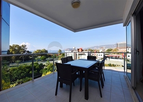 2+1 Apartment mit Meerblick in Kestel