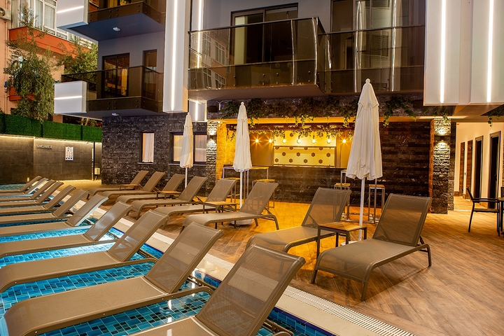 1+1 Wohnung in einem Luxus-Komplex am Kleopatra-Strand vom Eigentümer