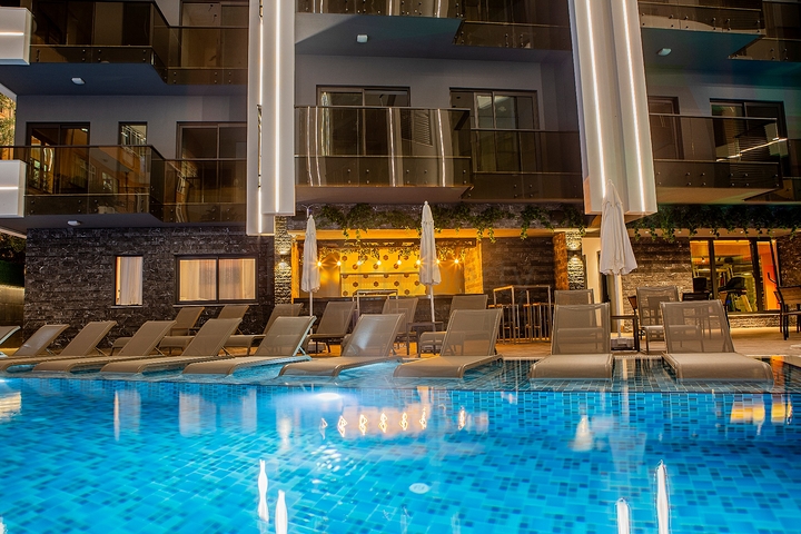 1+1 Wohnung in einem Luxus-Komplex am Kleopatra-Strand vom Eigentümer