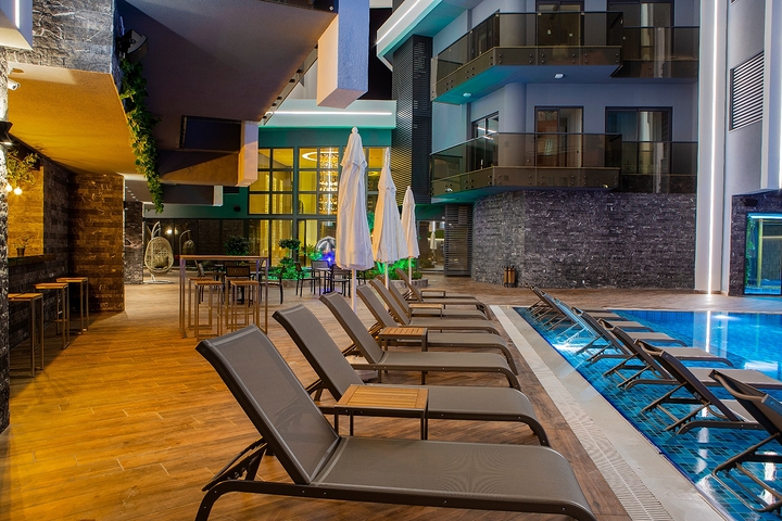 1+1 Wohnung in einem Luxus-Komplex am Kleopatra-Strand vom Eigentümer