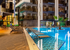 1+1 Wohnung in einem Luxus-Komplex am Kleopatra-Strand vom Eigentümer