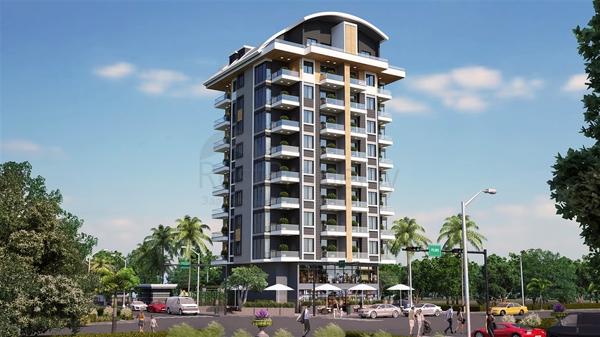 Im Bau befindliches Projekt im beliebten Stadtteil Mahmutlar