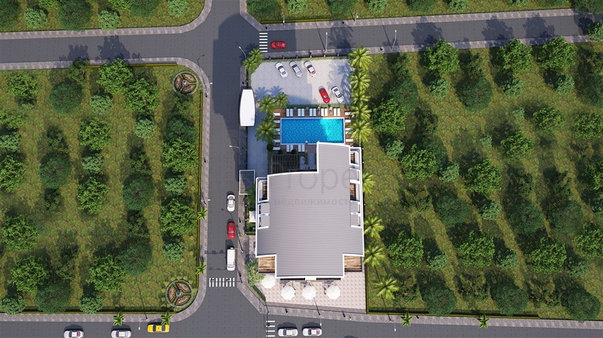 Im Bau befindliches Projekt im beliebten Stadtteil Mahmutlar