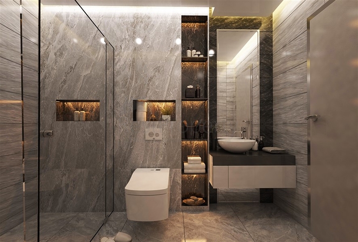 Im Bau befindliches Projekt im beliebten Stadtteil Mahmutlar Im Bau befindliches Projekt im beliebten Stadtteil Mahmutlar