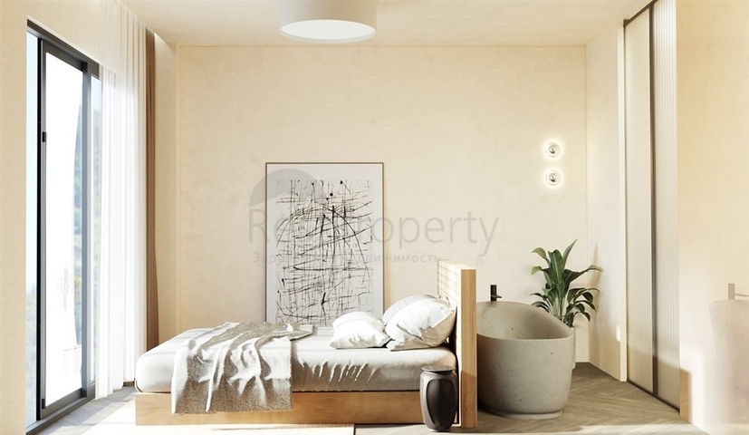 Premium-Segment-Projekt mit Panoramablick auf das Meer und die Halbinsel Alanya