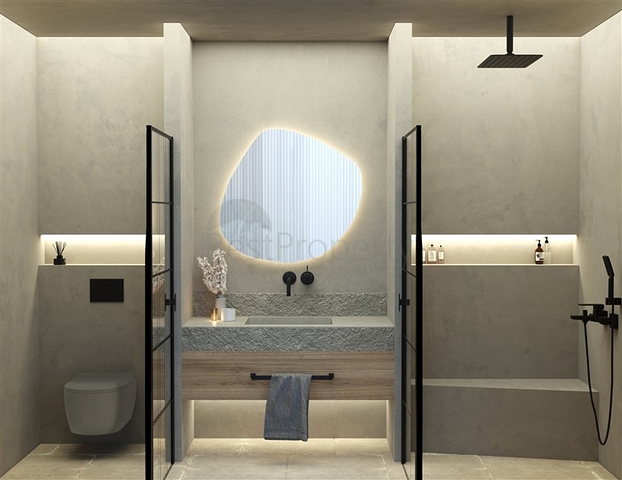 Premium-Segment-Projekt mit Panoramablick auf das Meer und die Halbinsel Alanya