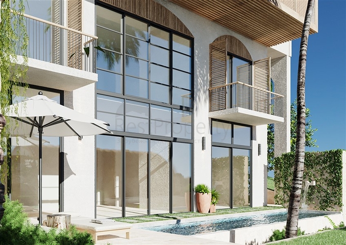 Premium-Segment-Projekt mit Panoramablick auf das Meer und die Halbinsel Alanya