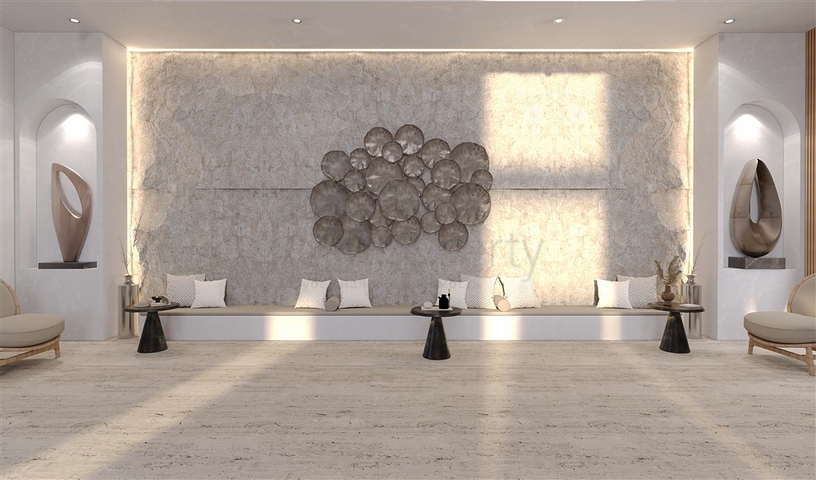 Premium-Segment-Projekt mit Panoramablick auf das Meer und die Halbinsel Alanya