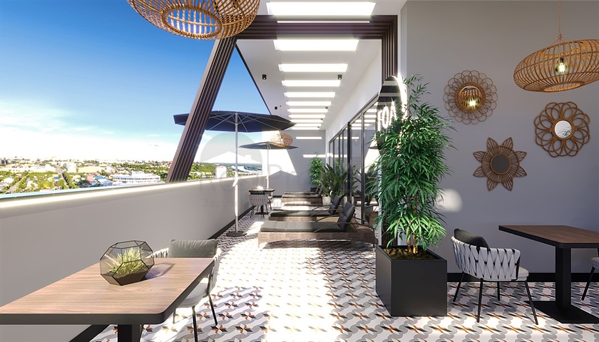 Zweizimmerwohnung in einem neuen Komplex