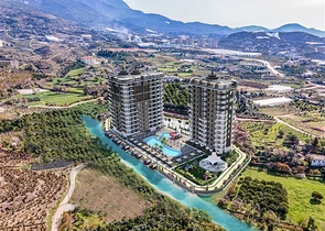 Zweizimmerwohnung in einem neuen Komplex