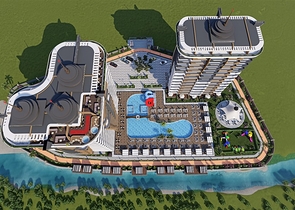 Zweizimmerwohnung in einem neuen Komplex