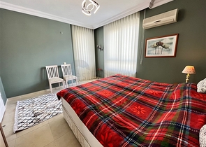 Möblierte Wohnung mit zwei Schlafzimmern im Stadtteil Oba