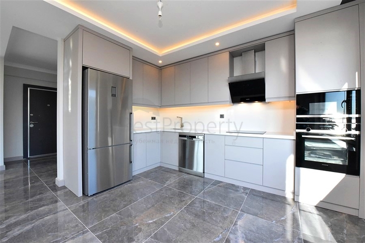 3+1 Penthouse mit Blick auf das Mittelmeer in Mahmutlar