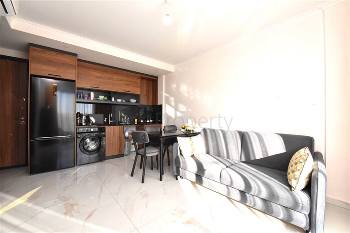 Gemütliche 1+1-Wohnung in einem Komplex mit einer vielfältigen Infrastruktur in der Region Oba