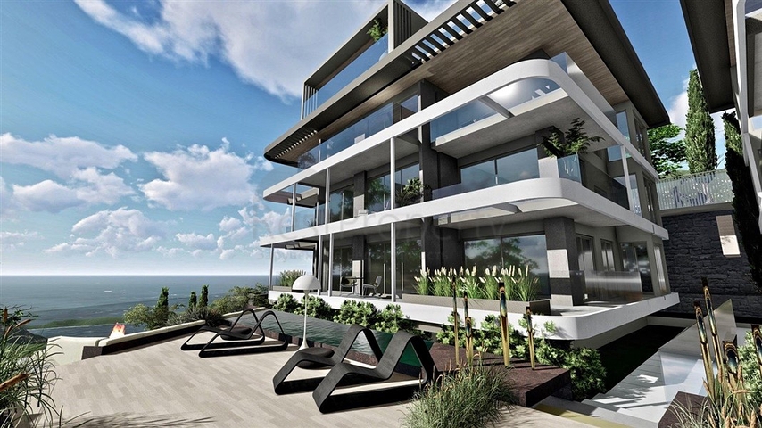 Premium-Komplex am Fuße der Festung in Alanya