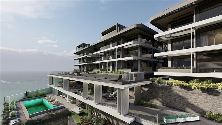 Premium-Komplex am Fuße der Festung in Alanya