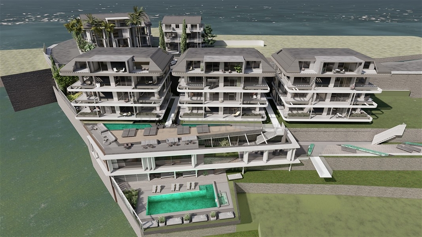 Premium-Komplex am Fuße der Festung in Alanya