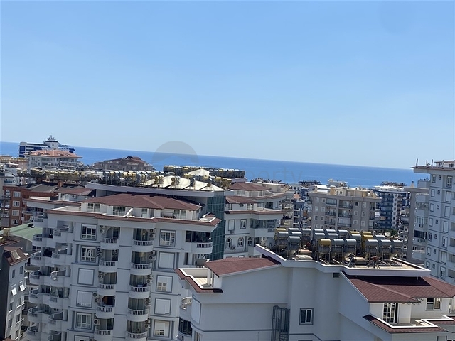 Penthouse mit Panoramablick auf das Meer in der Gegend von Tosmur