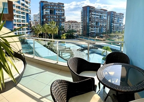 Apartment mit 2+1 Grundriss im Stadtteil Dschikcilli