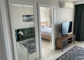 Bereit sich zu bewegen 1+1 Wohnung mit herrlichem Meerblick