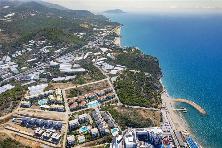 4+1 Penthouse mit Designerreparatur und herrlichem Meerblick