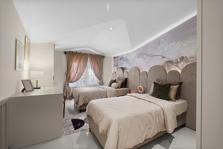 4+1 Penthouse mit Designerreparatur und herrlichem Meerblick