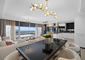 4+1 Penthouse mit Designerreparatur und herrlichem Meerblick