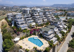 4+1 Penthouse mit Designerreparatur und herrlichem Meerblick