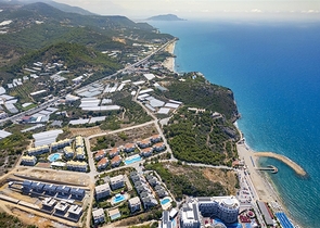 4+1 Penthouse mit Designerreparatur und herrlichem Meerblick