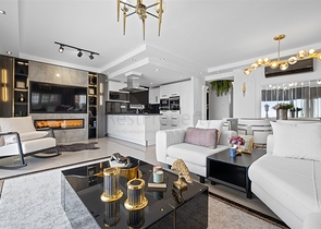 4+1 Penthouse mit Designerreparatur und herrlichem Meerblick