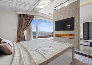 4+1 Penthouse mit Designerreparatur und herrlichem Meerblick