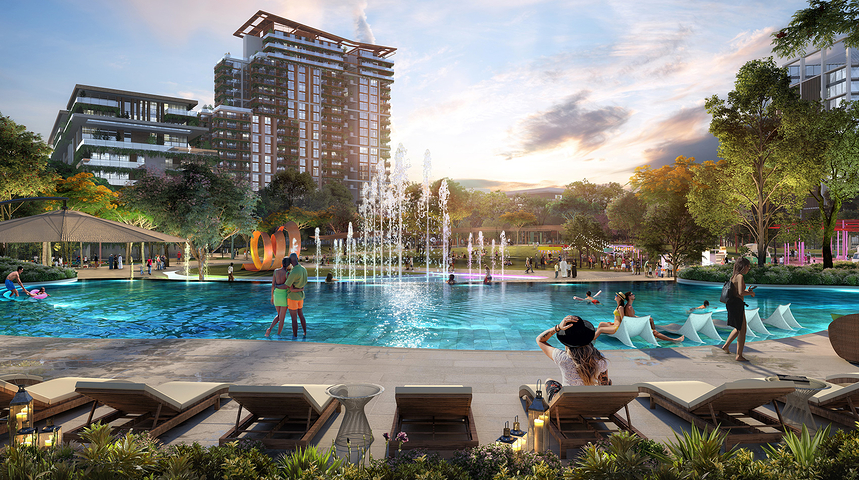 Neue Wohnanlage mit Parks und Gärten in der beliebten Gegend von Jumeirah