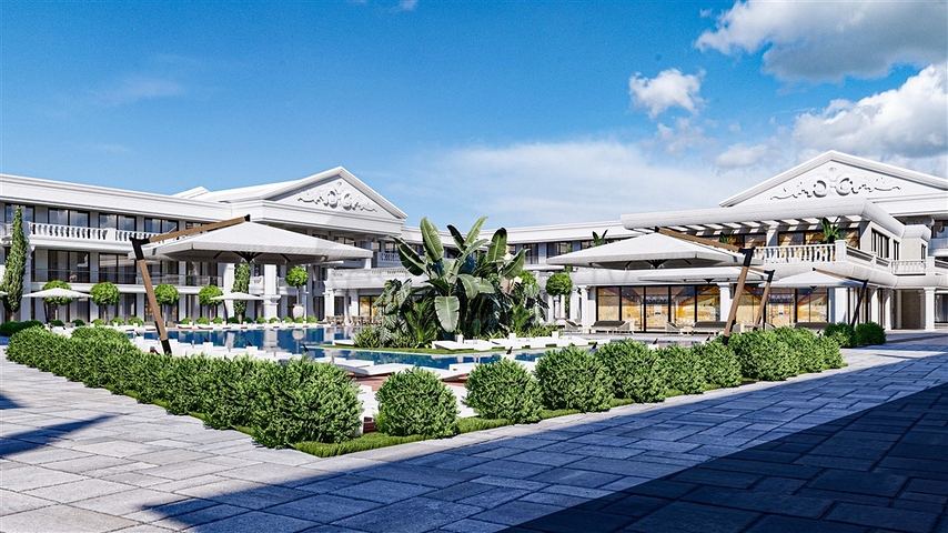 Flachbauwohnsitz in Yeniboazychi in Nordzypern Flachbauwohnsitz in Yeniboazychi in Nordzypern