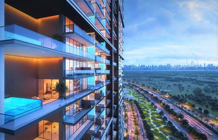 Neue Wohnanlage in einer sich entwickelnden Gegend von JVC