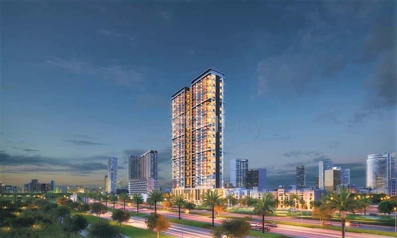 Neue Wohnanlage in einer sich entwickelnden Gegend von JVC