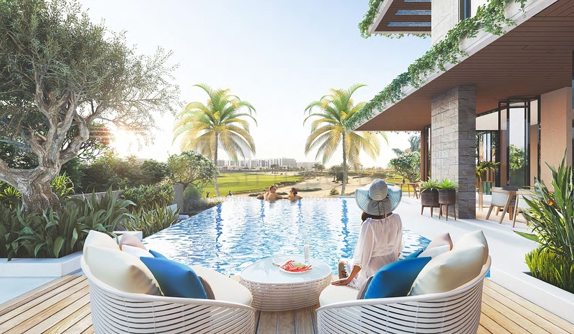 Ein schicker Komplex von Villen in Damak Hills