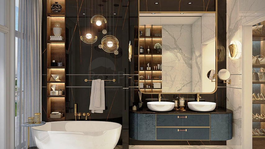 Ein schicker Komplex von Villen in Damak Hills