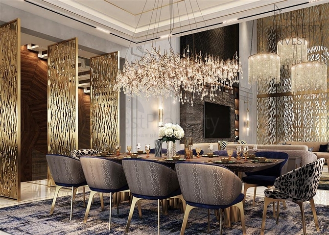 Ein schicker Komplex von Villen in Damak Hills