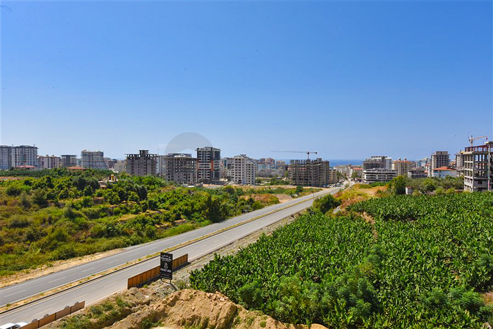 1+1 Wohnung in einem neuen Haus im Stadtteil Mahmutlar