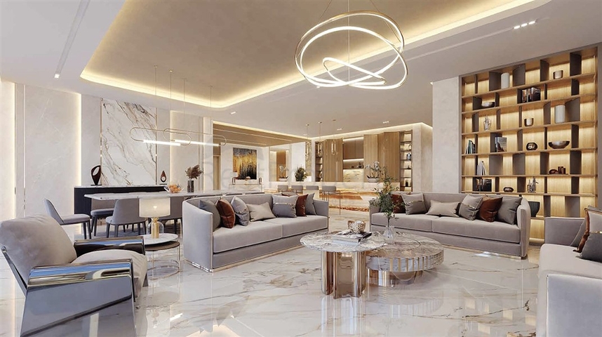 Exklusiver geschlossener Komplex mit Kristalllagune im Stadtteil Dubai South