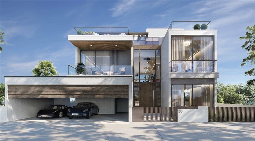 Exklusiver geschlossener Komplex mit Kristalllagune im Stadtteil Dubai South