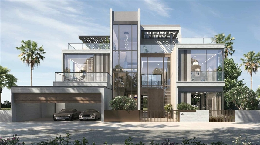 Exklusiver geschlossener Komplex mit Kristalllagune im Stadtteil Dubai South