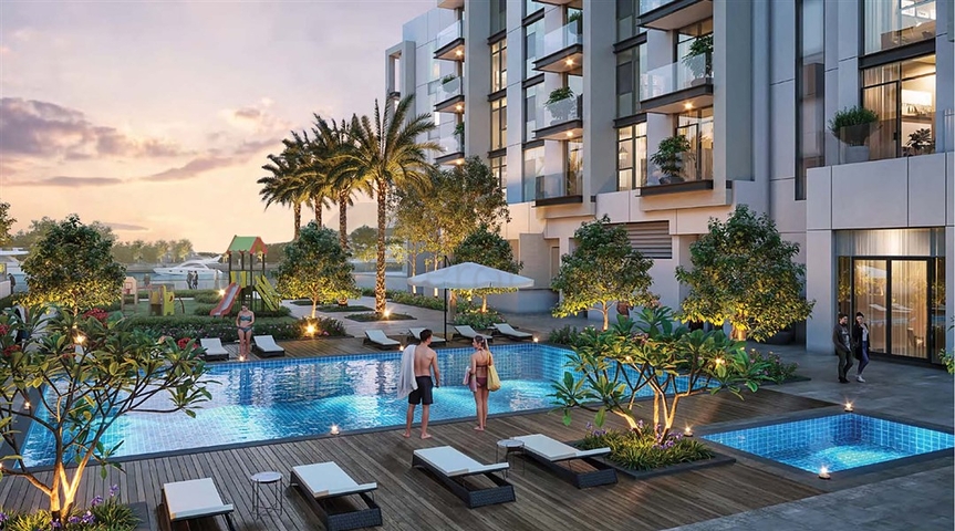 Luxus-Wohnprojekt in Dubai Water Canal 5 min vom Strand entfernt