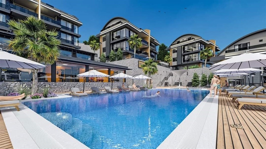 Fünf-Zimmer-Maisonette unter Staatsbürgerschaft mit direktem Blick auf das Meer und die Berge Fünf-Zimmer-Maisonette unter Staatsbürgerschaft mit direktem Blick auf das Meer und die Berge