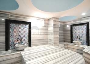 Wohnung mit 2+1 Grundriss im Stadtteil Kestel, nur 50 m vom Meer entfernt