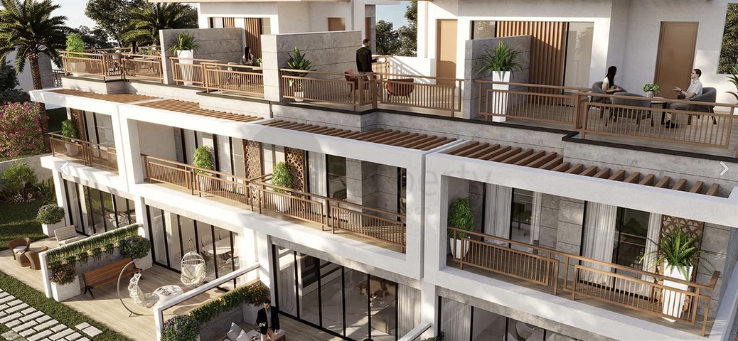 Komfortables Projekt mit einer Sammlung von Stadthäusern in Damac Hills 2