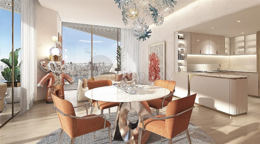 Designer-Apartment am ersten Ufer mit Blick auf den Persischen Golf